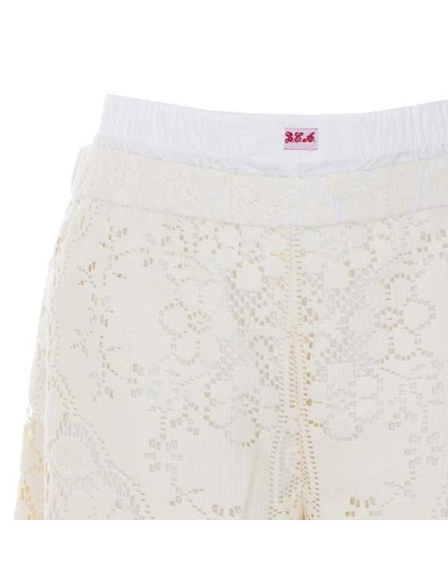 씨뉴욕 [해외직구] 26SS 씨뉴욕 숏팬츠 062 CREAM White 착용컷