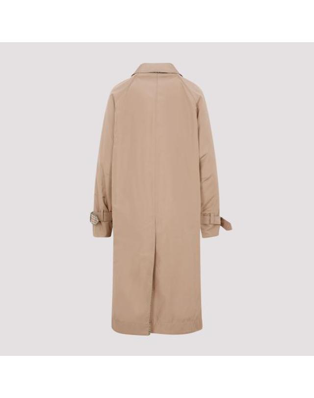 아크리스 [해외직구] 23FW 아크리스 트렌치 코트 017256 021615 035 CAMEL MULTICOLOR 착용컷