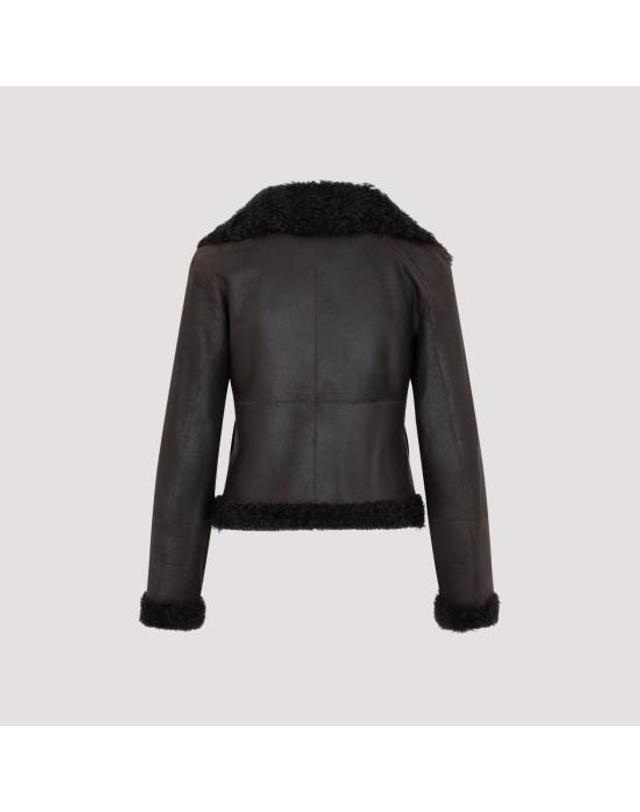 아크리스 [해외직구] 23FW 아크리스 가죽 자켓 016433 004822 149 MOCCA 착용컷