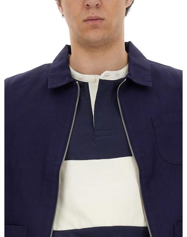 엄브로 [해외직구] 22SS 엄브로 봄버 자켓 UMJM0648 OGKNAVY BLUE 착용컷