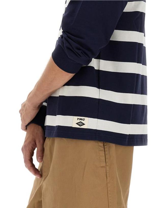 엄브로 [해외직구] 22SS 엄브로 긴팔 티셔츠 UMTM0604 OGFNAVY BLUE 착용컷