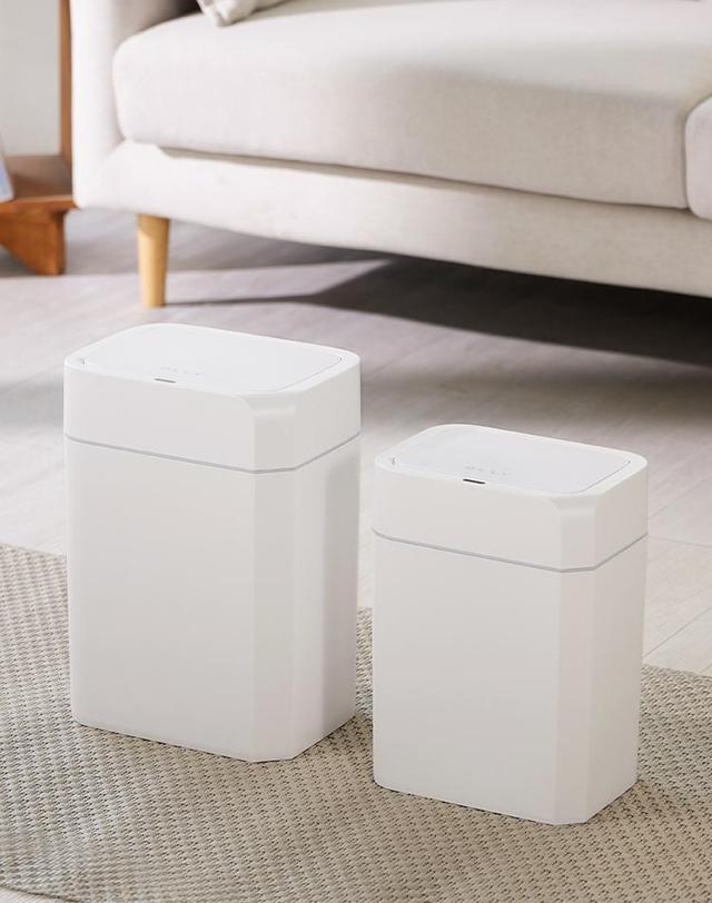 올리 올리 센서휴지통 스마트쓰레기통 자동센서 미니 대형 12L 16L 1+1 착용컷