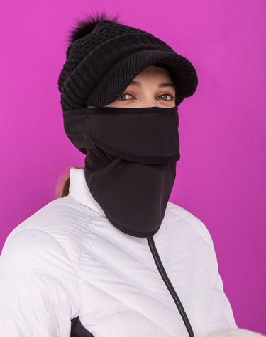 FACE WARM MASK-벨벳 밍크기모(WOMEN`S)_NU00EAC951BK