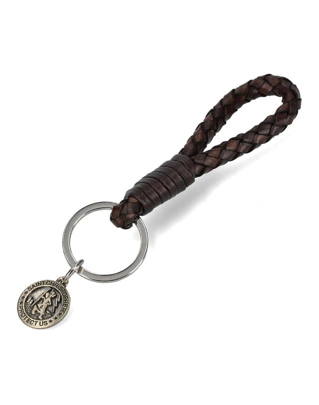 드래곤 디퓨전 26SS 드래곤디퓨전 ST 크리스토퍼 키링 SC KEYRING DKBROWN 착용컷