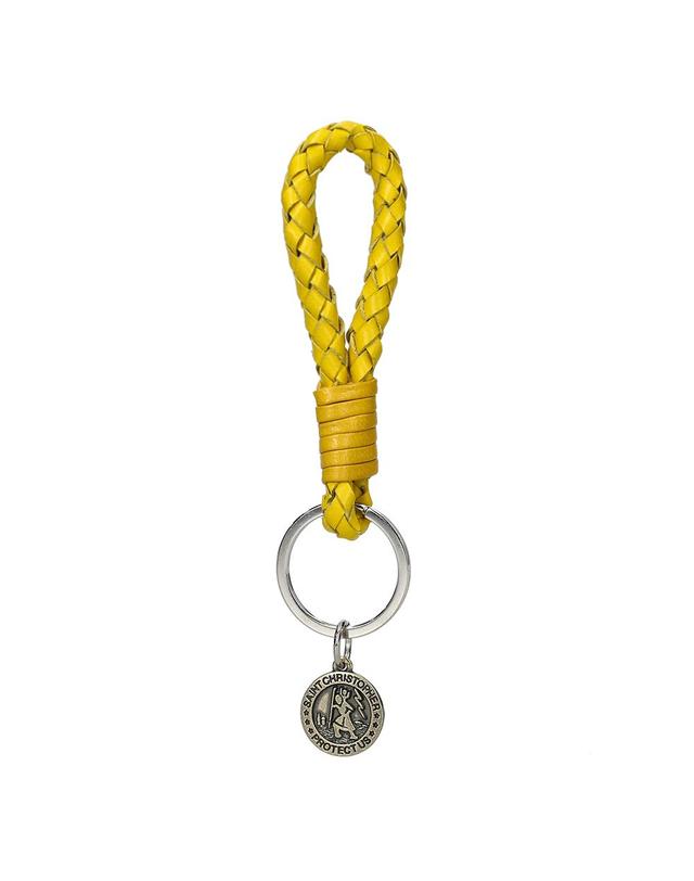 드래곤 디퓨전 26SS 드래곤디퓨전 ST 크리스토퍼 키링 SC KEYRING YELLOW 착용컷