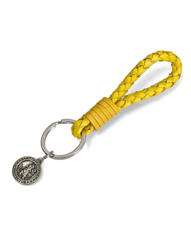 드래곤 디퓨전 26SS 드래곤디퓨전 ST 크리스토퍼 키링 SC KEYRING YELLOW 착용컷