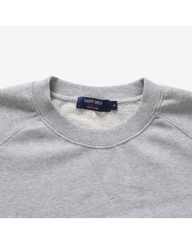 세인트제임스 [본사정품] 세인트제임스 Bon Bon Half Sleeve (GRY) ASJF243KR01-GRY 착용컷