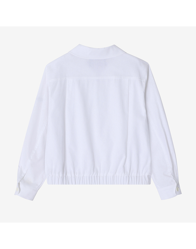 세인트제임스 [세인트제임스 본사정품] 마뗑 집업 자켓 (WHT) ASJF251KR43-WHT 착용컷