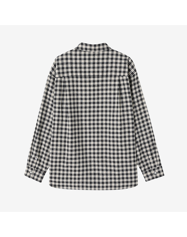 세인트제임스 [세인트제임스 본사정품] 빠삐에 셔츠 (CHK) ASJU253KR64-CHK 착용컷