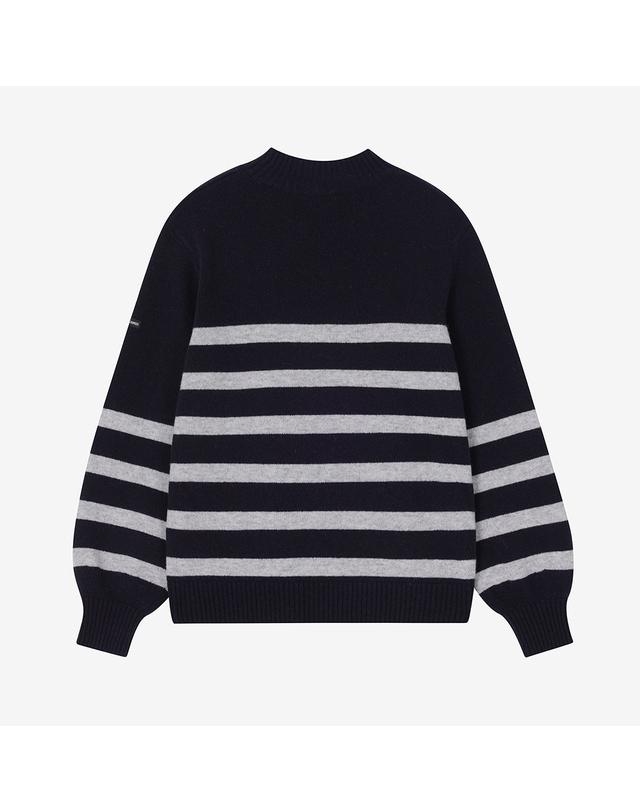 세인트제임스 [본사정품] 세인트제임스 Lugano - Navy/Gris ASJF2534313-05J 착용컷