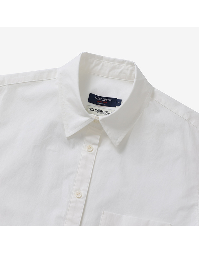 세인트제임스 [세인트제임스 본사정품] Lamer (WHT) ASJF243KR22-WHT 착용컷