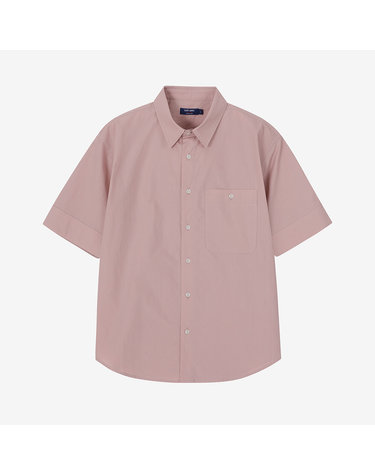 [세인트제임스 본사정품] 브뤼므 반팔 셔츠 (PNK) ASJM261KR10-PNK