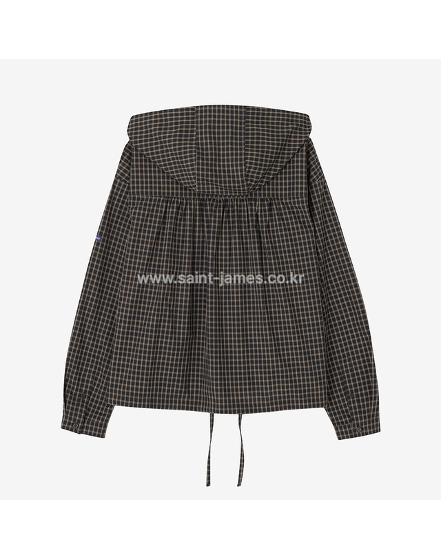 세인트제임스 [세인트제임스 본사정품] 플뤼 후디 셔츠 (BLK) ASJF2G3KR79-BLK 착용컷