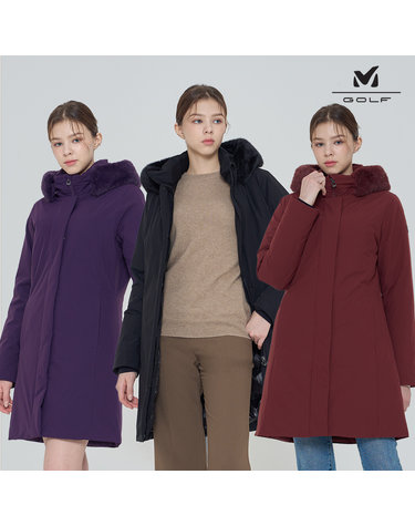 [밀레골프] 24FW 6LAYER 덕다운 패딩 여성 3컬러 택1