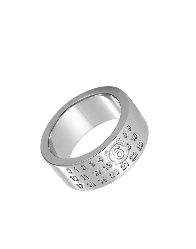 메종 마르지엘라 26SS MM6 메종 마르지엘라 뉴메릭 미니멀 시그니쳐 링/SM6UQ0057 P6469 951 착용컷