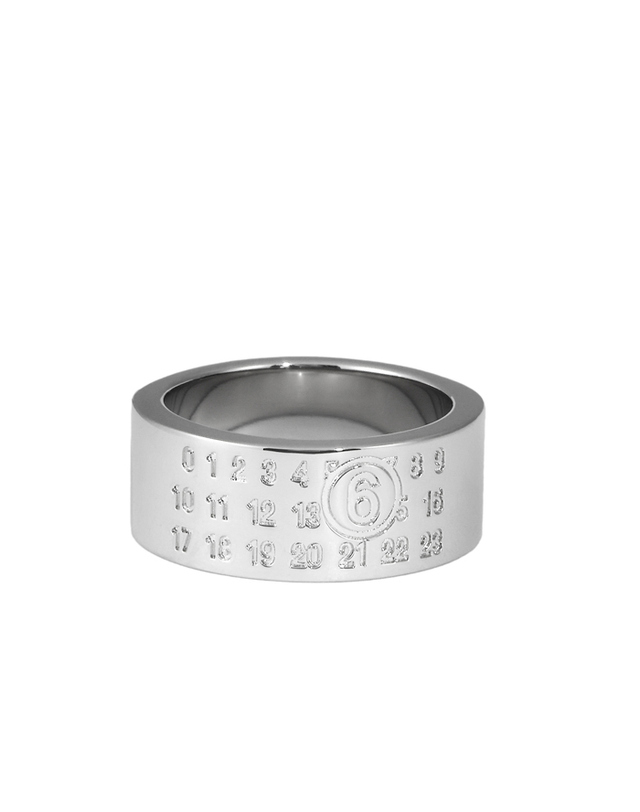 메종 마르지엘라 26SS MM6 메종 마르지엘라 뉴메릭 미니멀 시그니쳐 링/SM6UQ0057 P6469 951 착용컷