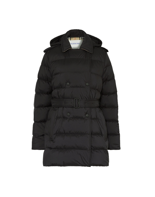 버버리 26FW 버버리 켄트 숏 나일론 후드 패딩/ 8131874 착용컷