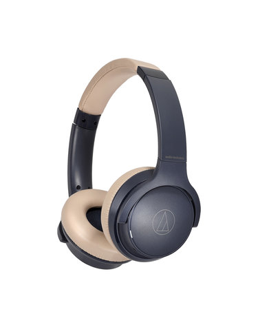 공식수입원 ATH-S220BT 네이비/베이지 초경량 무선 블루투스 온이어 헤드폰 60시간 연속재생