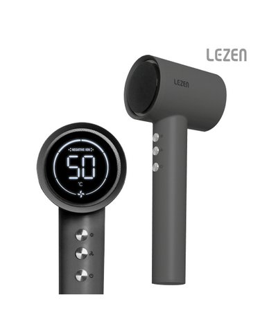 [LEZEN] 르젠 파워블로우 음이온케어 LCD패널 BLDC 드라이기 LZDR-SS30 (그레이)