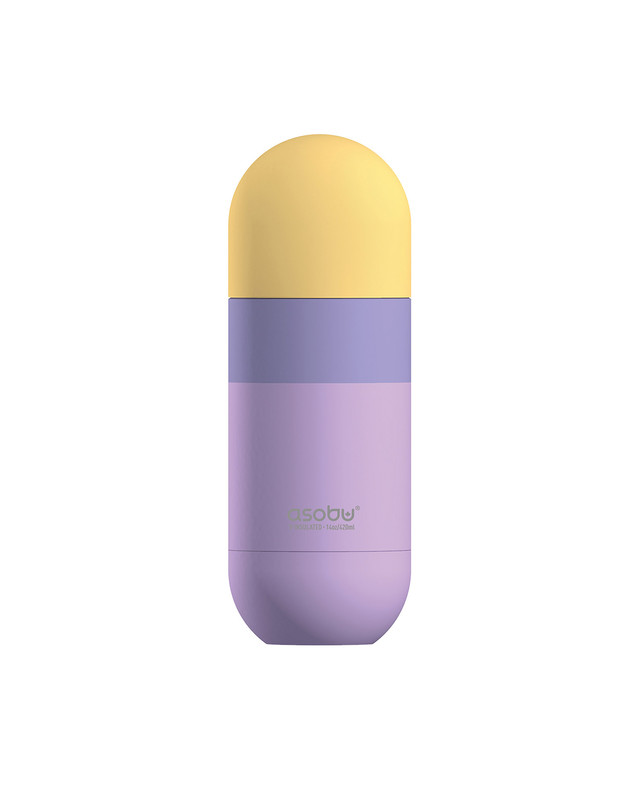 아소부 캐나다 아소부 스텐 보온보냉 텀블러 오브 파스텔 420ml 착용컷