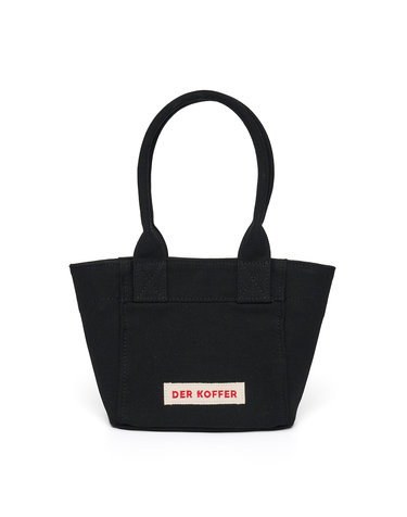 SHOPPER CANVAS MINI [BLACK]