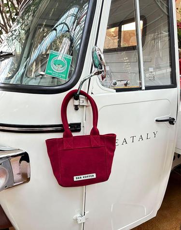 SHOPPER SUEDE [RED]_MINI
