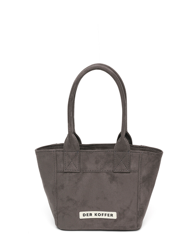델코퍼 SHOPPER SUEDE [CHARCOAL]_MINI 착용컷