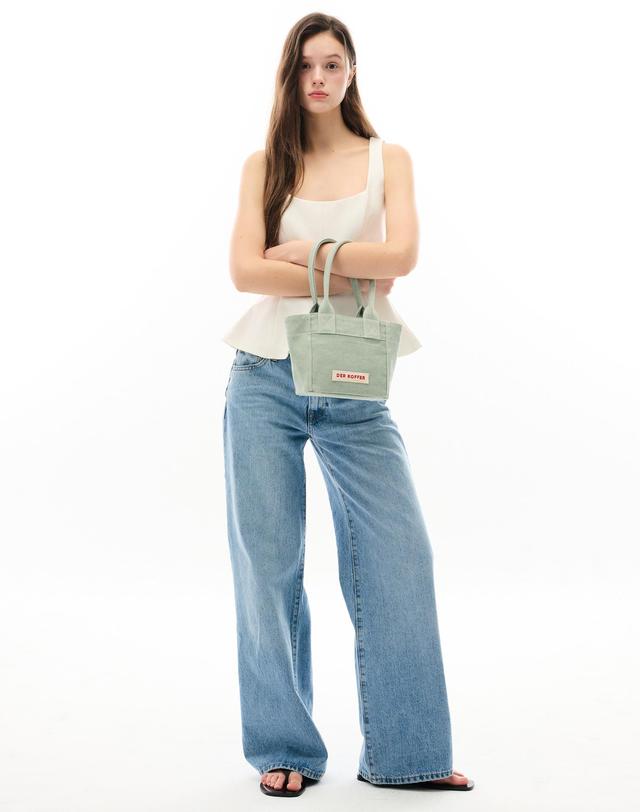 델코퍼 SHOPPER VINTAGE [GREEN]-MINI 착용컷