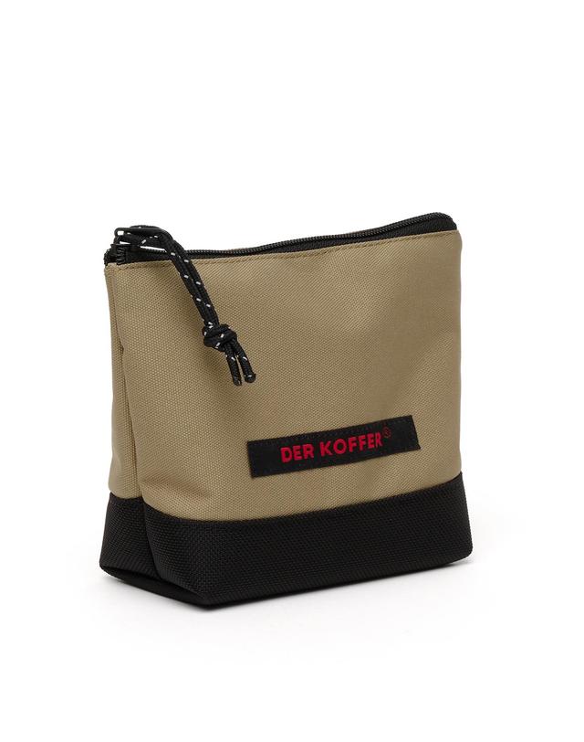 델코퍼 HARMONY POUCH (M-SIZE) [DARK SAND] 착용컷