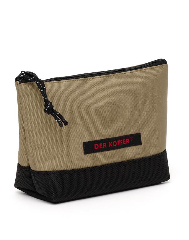 델코퍼 HARMONY POUCH (L-SIZE) [DARK SAND] 착용컷