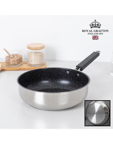 [로얄그래프톤] 바제니 IH 스텐 코팅 궁중전골팬 28cm