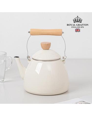 [로얄그래프톤] 바닐라크림 IH 인덕션 법랑주전자 2.3L