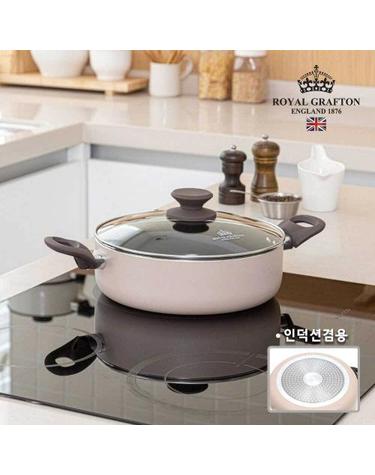 [로얄그래프톤] 크레마 IH 세라믹 전골냄비 24cm