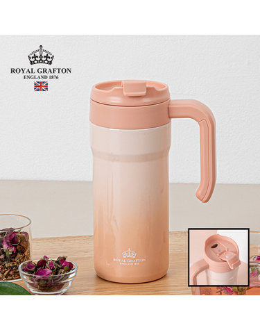 [로얄그래프톤] 보온보냉 머그 텀블러 700ml (코랄핑크)