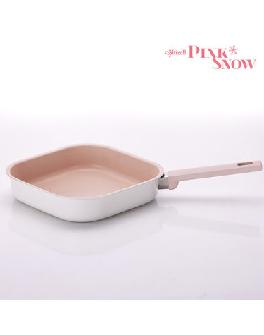 [쉬젤] 핑크스노우 IH 엣지 스퀘어팬 29cm