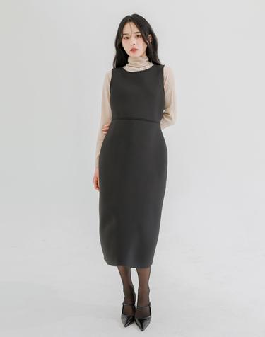 [세컨스킨] 네오플렌 튤립 드레스_FD3100