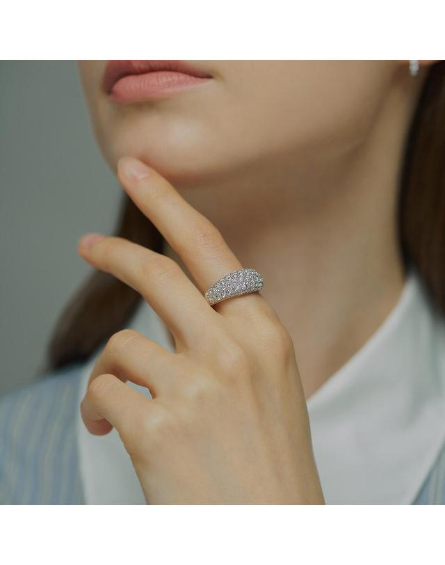 도로시 [도로시] 14k 18k 볼록돔 랩 다이아몬드 반지 착용컷