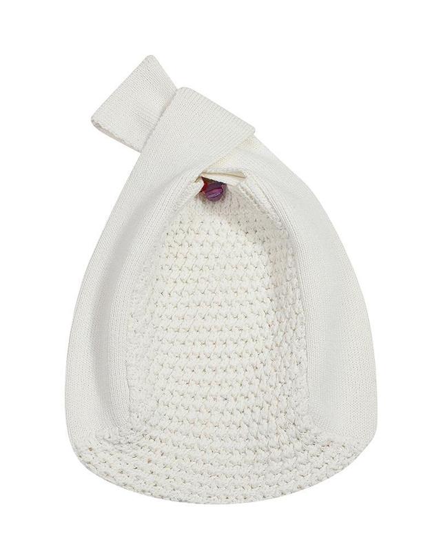 유닛 린넨 혼방 크로쉐 니트 가방 [UFI2-KAB296N] 착용컷