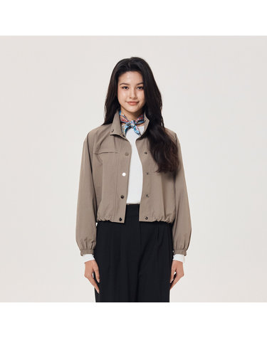 하이넥 바람막이 점퍼 (UFJWJA362N-KHAKI)