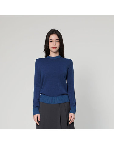 유닛 크루넥 베이직 풀오버 (UFJKCN31FS-T/BLUE)