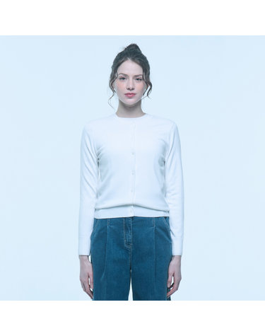 캐시미어 블렌디드 비키 가디건 (ZFKKCA10AN-WHITE)