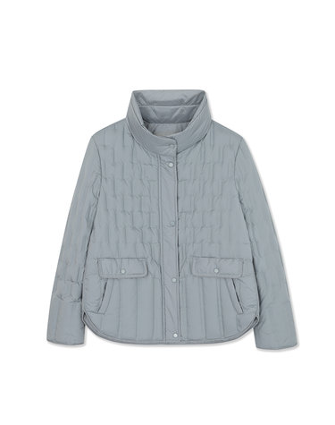 하이넥 나이젤라 다운 재킷 (UFKWJA4A2T-GREY)