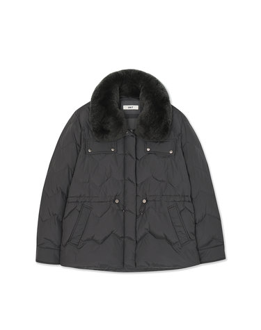 렉스퍼 칼라 치커리 다운 재킷 (UFKWJA4A4T-KHAKI)