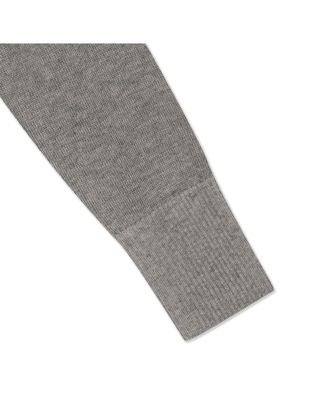 유닛 투톤 리브 포인트 프림로즈 크루넥 풀오버 (UFKKCN312N-M/GREY) 착용컷
