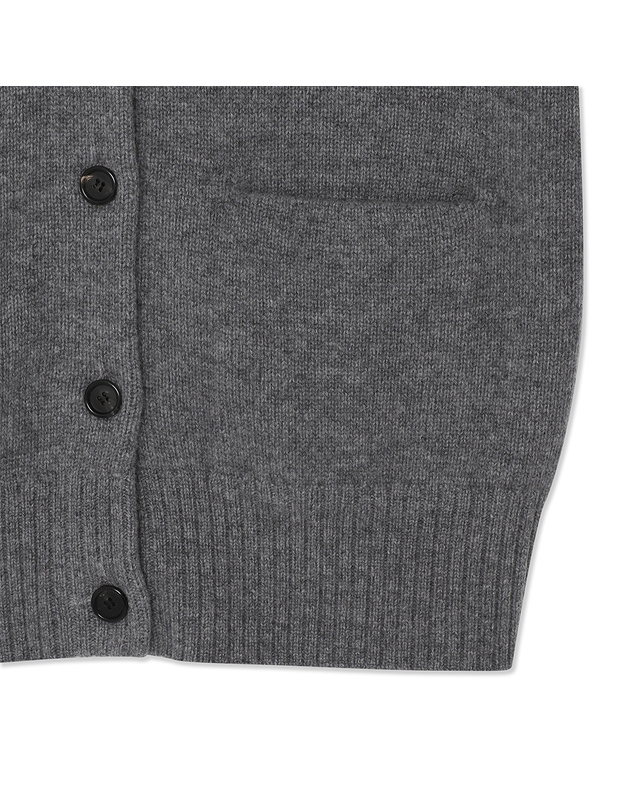유닛 캐시미어 중기장 릴리 가디건 (UFKKCA451C-M/GREY) 착용컷