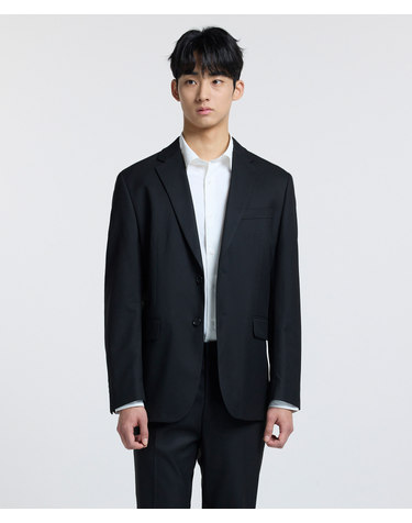 HAUS 언스트럭처드 자켓 블랙 (베이직핏)_CSJUC01HSB