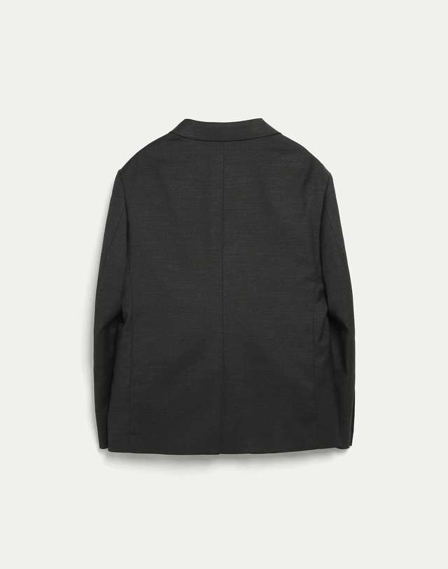 하우스 [Italy Fabric] 파인 수트 블레이저 차콜 착용컷