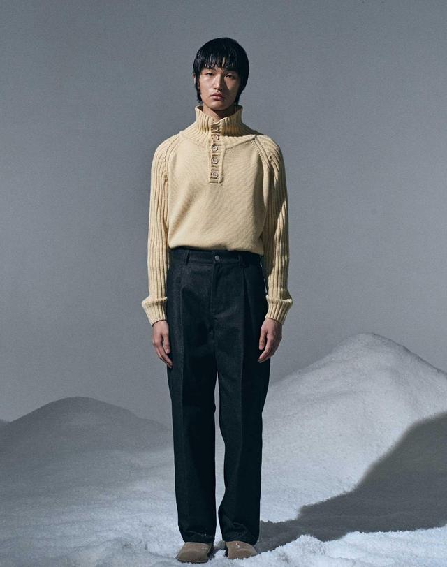 하우스 이지케어 논페이드 데님팬츠_블랙_CPAVC53HSB 착용컷