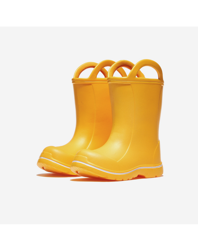 에비씨마트 [갤러리아] [에이비씨 셀렉트] 레이니 데이 키즈 장화 K7176 YELLOW 착용컷