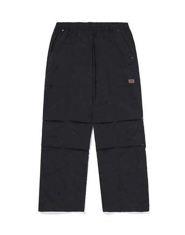 더블스티치 패러슈트 팬츠_Black